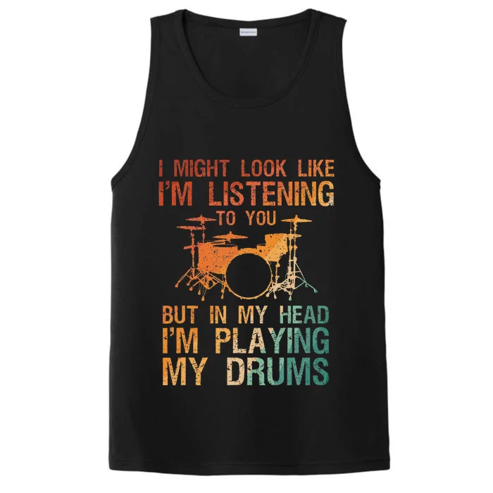 Drummer Art Drum Player Percussion Lover Performance Tank