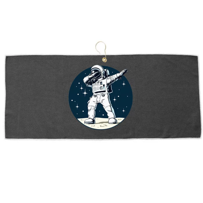 Dabbing Astronaut Dab Space Galaxy Gifts Large Microfiber Waffle Golf Towel