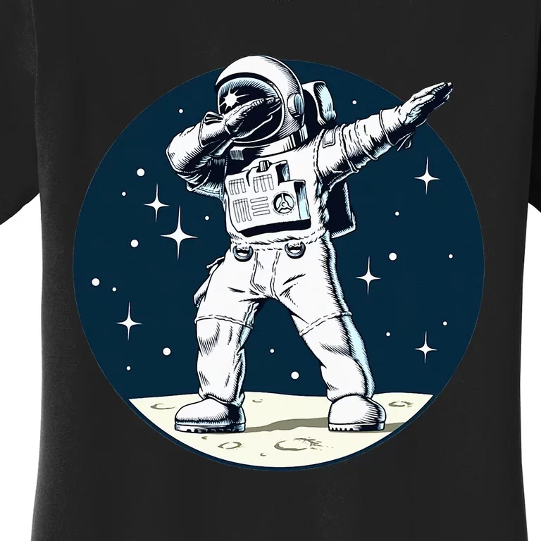 Dabbing Astronaut Dab Space Galaxy Gifts Women's T-Shirt