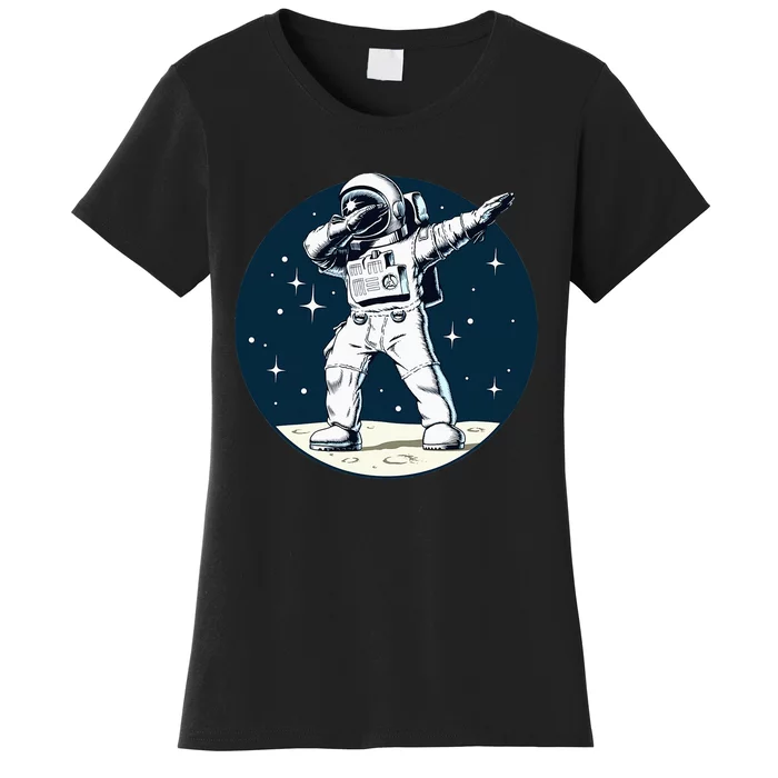 Dabbing Astronaut Dab Space Galaxy Gifts Women's T-Shirt