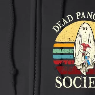 Diabetes Awareness Dead Pancreas Society Halloween Ghost Full Zip Hoodie