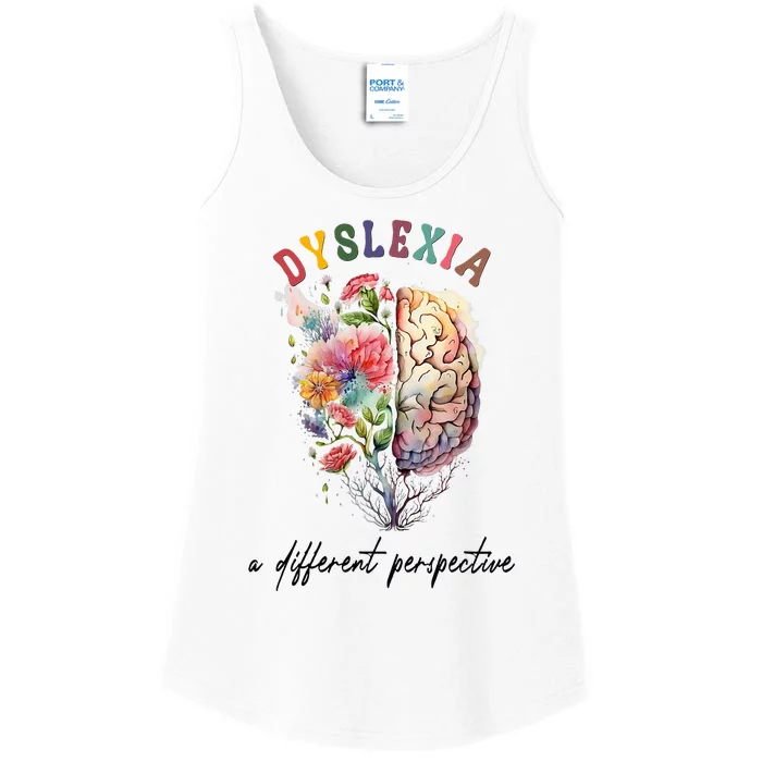 Dyslexia A Different Perspective Dyslexia Specialist Teacher Ladies Essential Tank