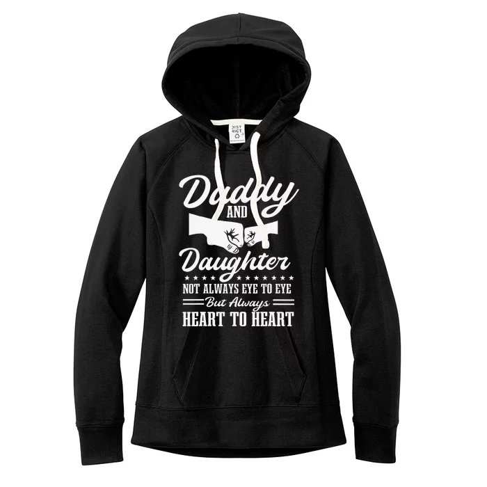 Dad And Daughter Father Love Fathers Day Women's Fleece Hoodie