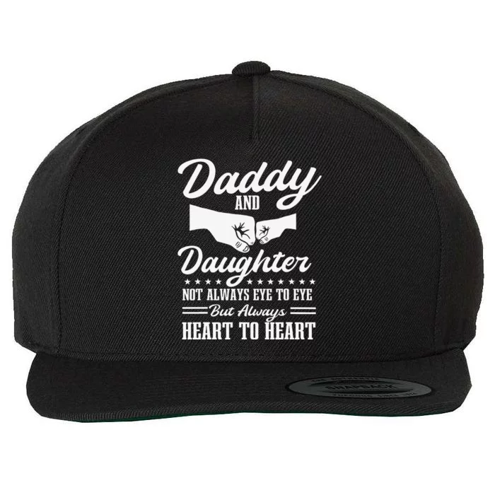 Dad And Daughter Father Love Fathers Day Wool Snapback Cap