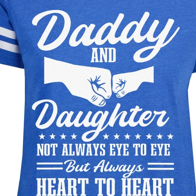 Dad And Daughter Father Love Fathers Day Enza Ladies Jersey Football T-Shirt