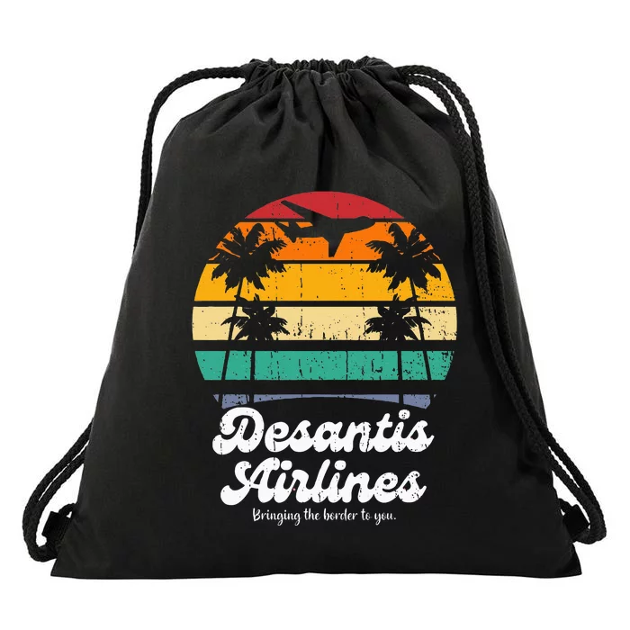 Desantis Airlines Drawstring Bag