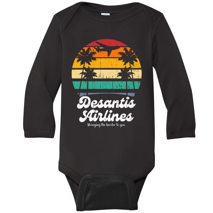 Desantis Airlines Baby Long Sleeve Bodysuit