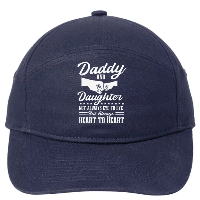 Dad And Daughter Father Love Fathers Day 7-Panel Snapback Hat