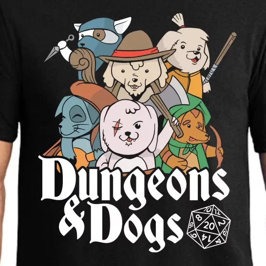 Dungeons And Dogs Pajama Set