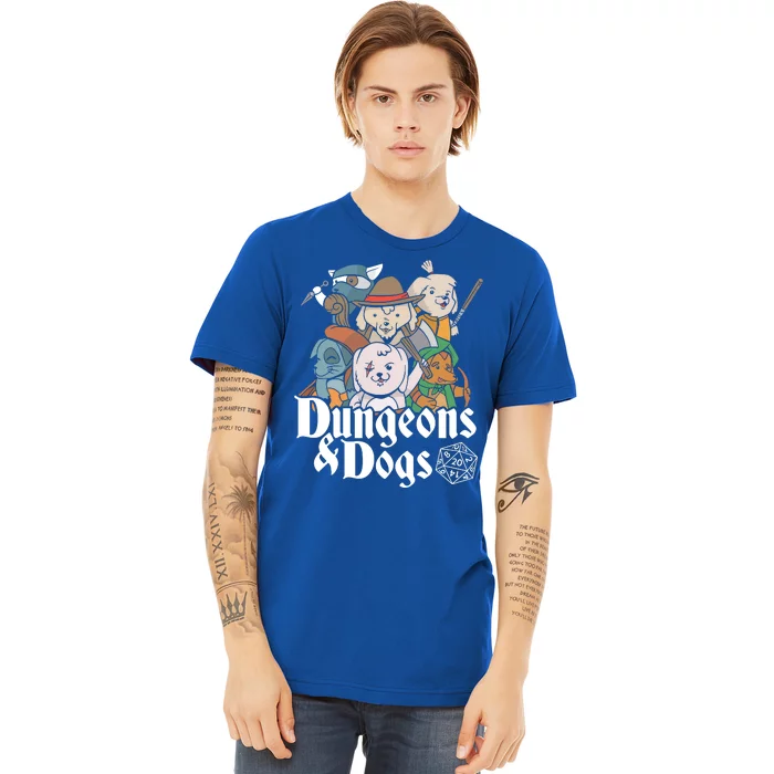 Dungeons And Dogs Premium T-Shirt