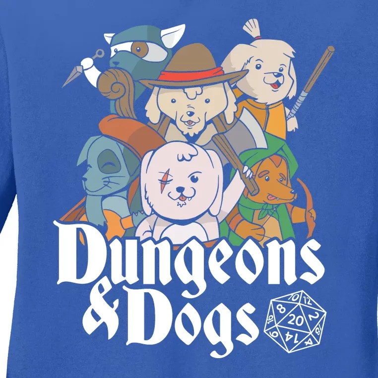 Dungeons And Dogs Ladies Long Sleeve Shirt