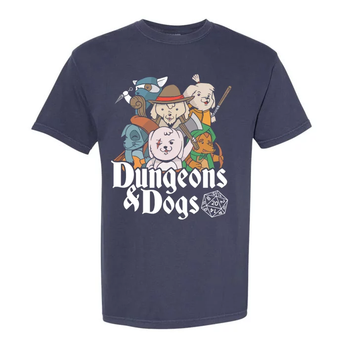 Dungeons And Dogs Garment-Dyed Heavyweight T-Shirt