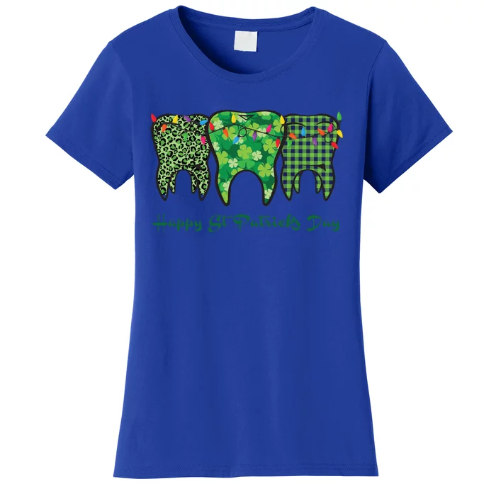 Dental Assistant Dentist Happy St Patrick's Day Gift Women's T-Shirt