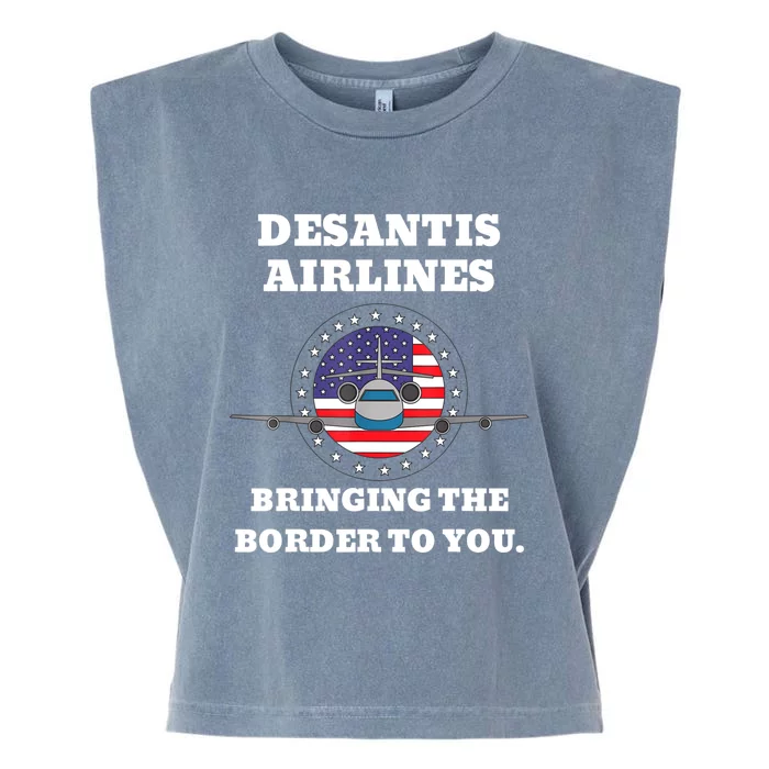 DeSantis Airlines Garment-Dyed Women's Muscle Tee