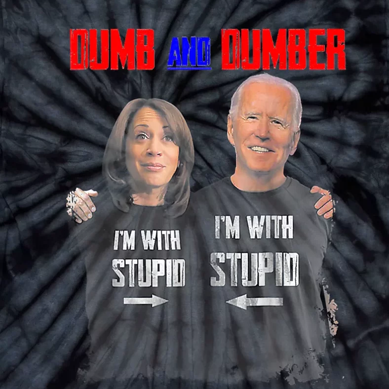 Dumb And Dumber Haris And Biden Vote For Trump 2024 Tie-Dye T-Shirt