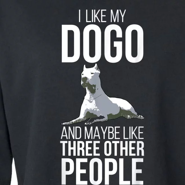 Dogo Argentino Dog Pet Love Rescue Retro Men Women Bark Paw Cropped Pullover Crew