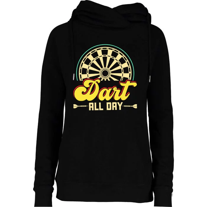 Dart All Day Womens Funnel Neck Pullover Hood