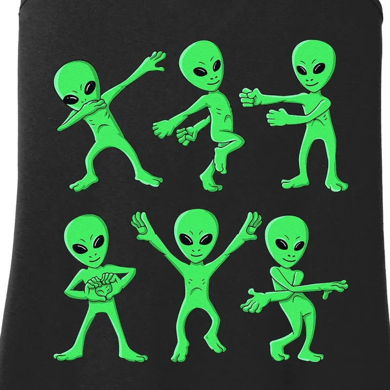 Dancing Aliens Dance Challenge Halloween Ladies Essential Tank