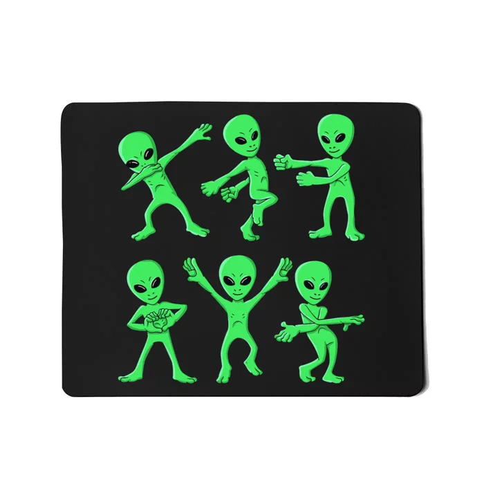 Dancing Aliens Dance Challenge Halloween Mousepad