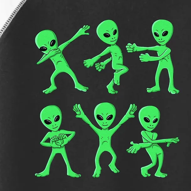 Dancing Aliens Dance Challenge Halloween Toddler Fine Jersey T-Shirt