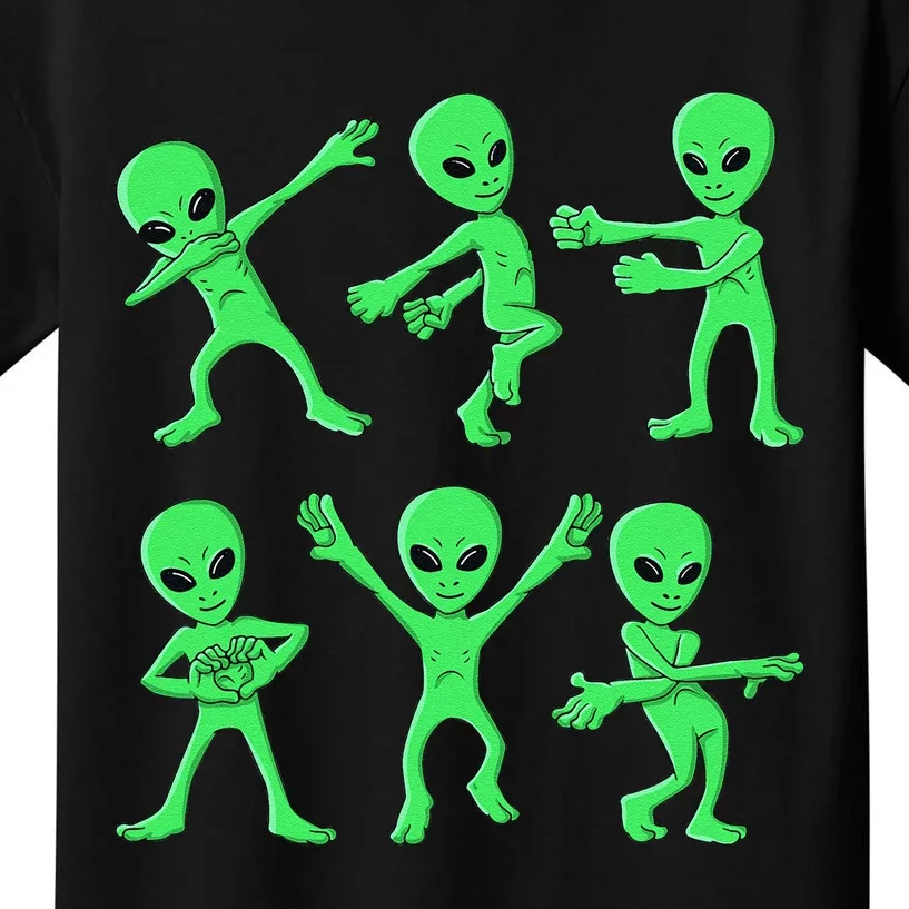 Dancing Aliens Dance Challenge Halloween Kids T-Shirt