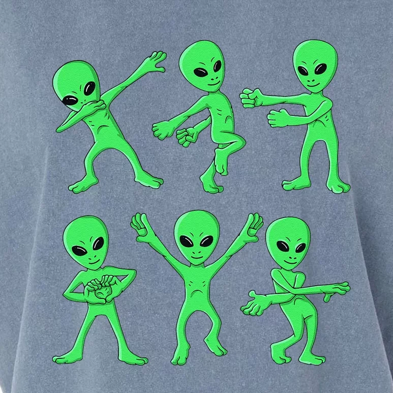 Dancing Aliens Dance Challenge Halloween Garment-Dyed Women's Muscle Tee