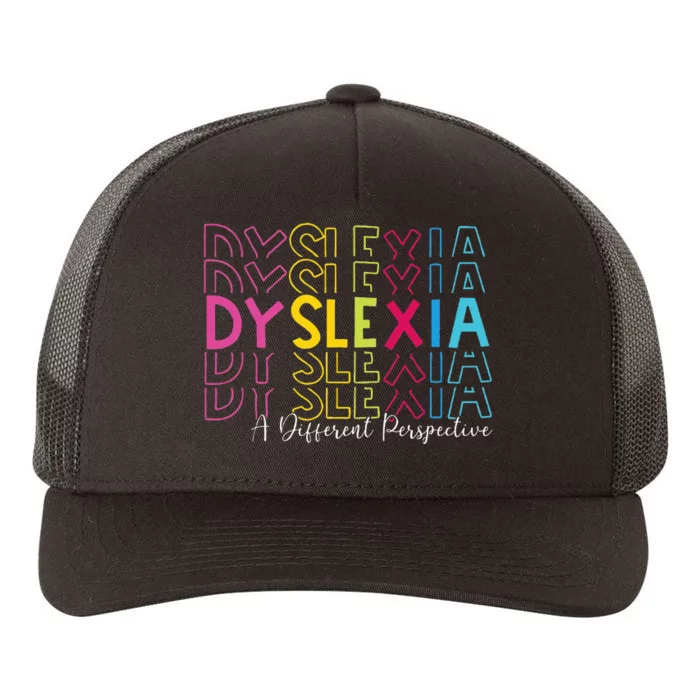 Dyslexia A Different Perspective Dyslexia Awareness Yupoong Adult 5-Panel Trucker Hat