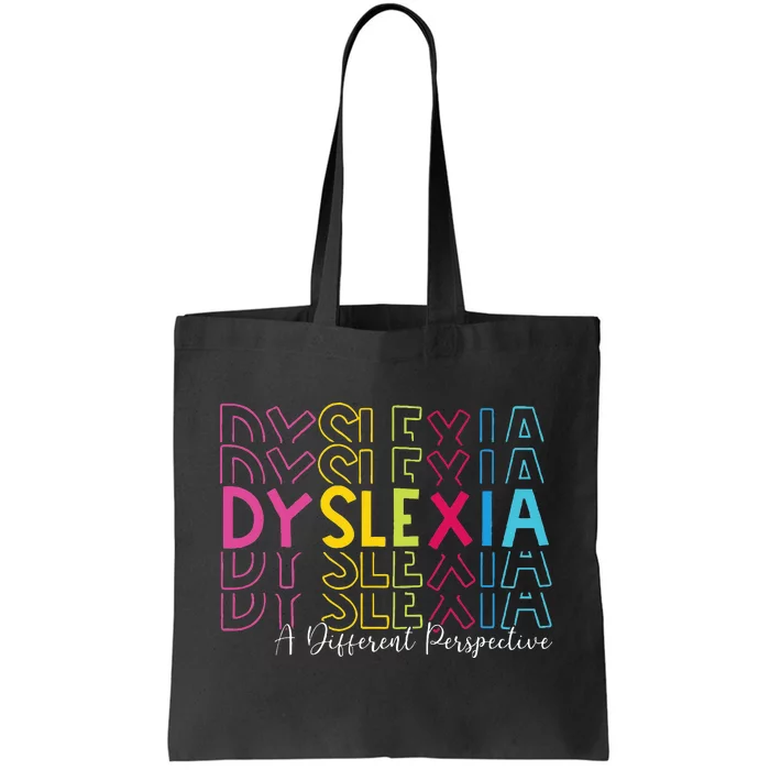 Dyslexia A Different Perspective Dyslexia Awareness Tote Bag