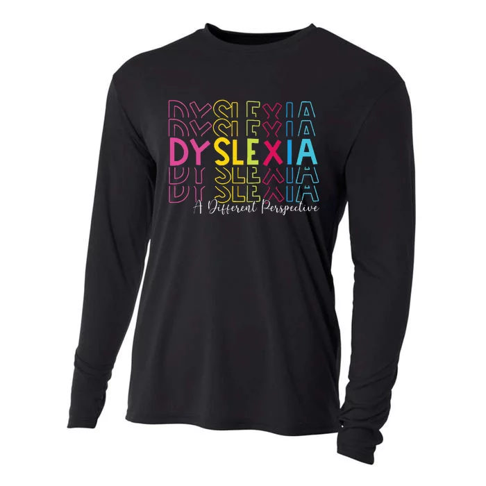 Dyslexia A Different Perspective Dyslexia Awareness Cooling Performance Long Sleeve Crew