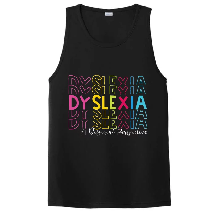 Dyslexia A Different Perspective Dyslexia Awareness Performance Tank