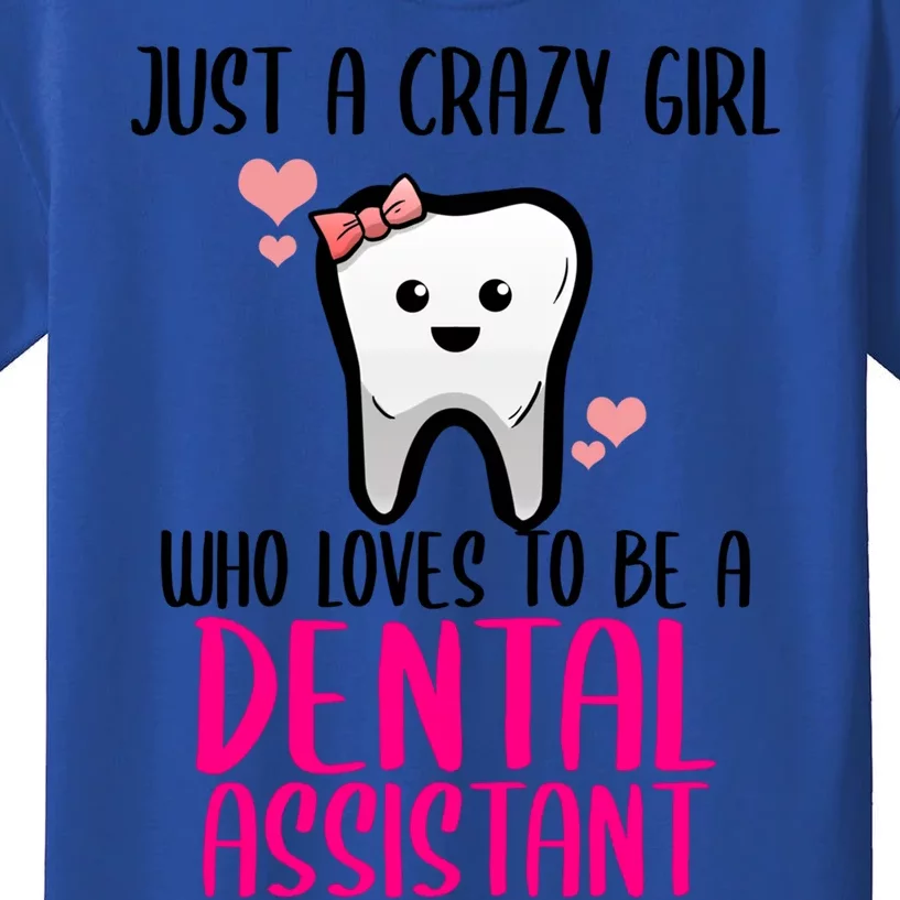 Dental Assistant Dentist Brace Teeth Tooth Love My Job Gift Kids T-Shirt