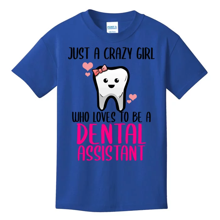 Dental Assistant Dentist Brace Teeth Tooth Love My Job Gift Kids T-Shirt