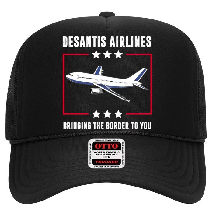 DeSantis Airlines High Crown Mesh Trucker Hat