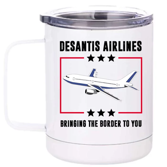 DeSantis Airlines Front & Back 12oz Stainless Steel Tumbler Cup