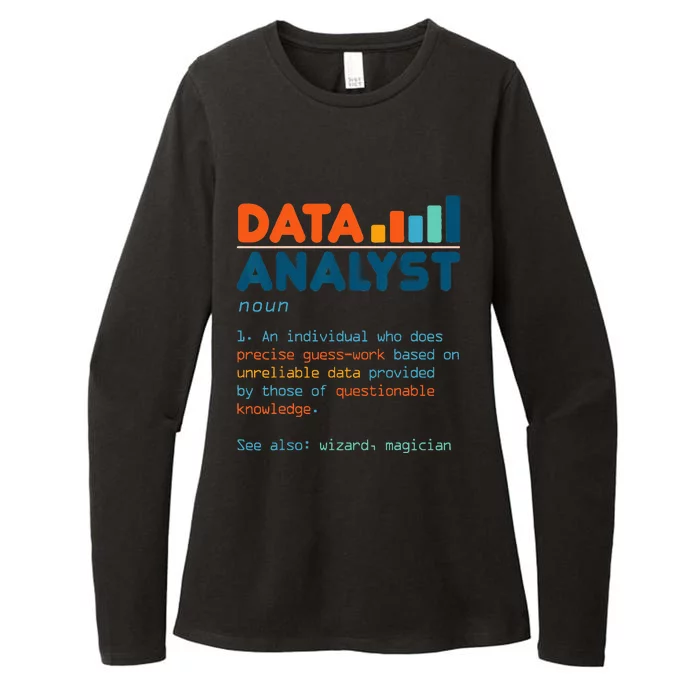 Data Analyst Definition Statistics Data Analytics Womens CVC Long Sleeve Shirt