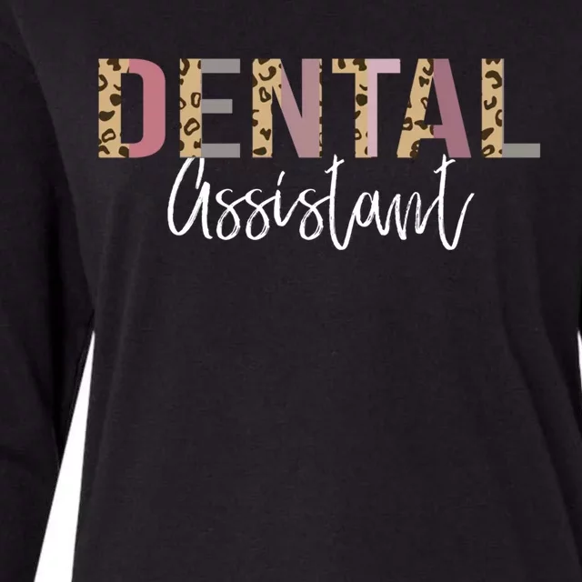 Dental Assistant Dentistry Dentist Gift Womens Cotton Relaxed Long Sleeve T-Shirt