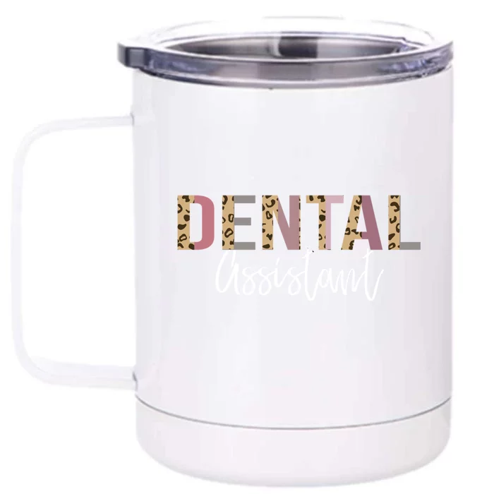 Dental Assistant Dentistry Dentist Gift Front & Back 12oz Stainless Steel Tumbler Cup