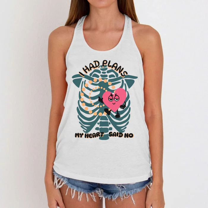 Dysautonomia Awareness Women's Knotted Racerback Tank