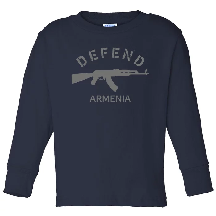 Defend Armenia Toddler Long Sleeve Shirt