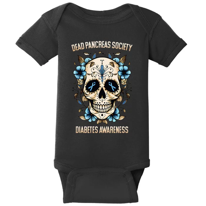 Diabetes Awareness - Dead Pancreas Society Baby Bodysuit