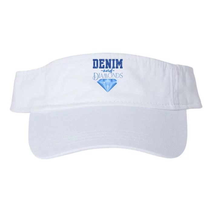 Denim And Diamonds Fashionable Trendy Jeans Valucap Bio-Washed Visor