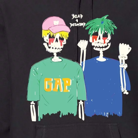 Dead And Detached Peep And Tracy Art Premium Hoodie