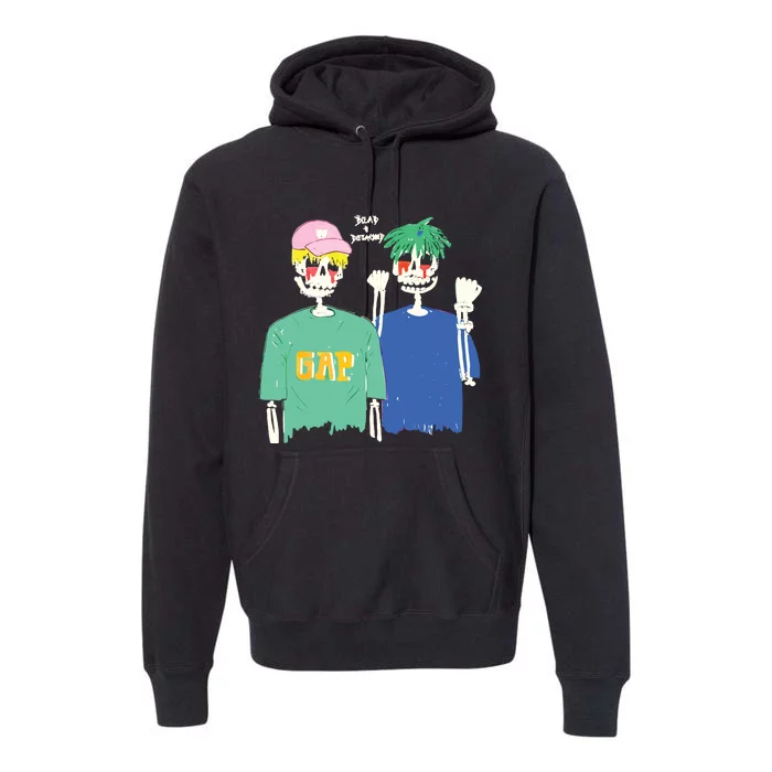 Dead And Detached Peep And Tracy Art Premium Hoodie