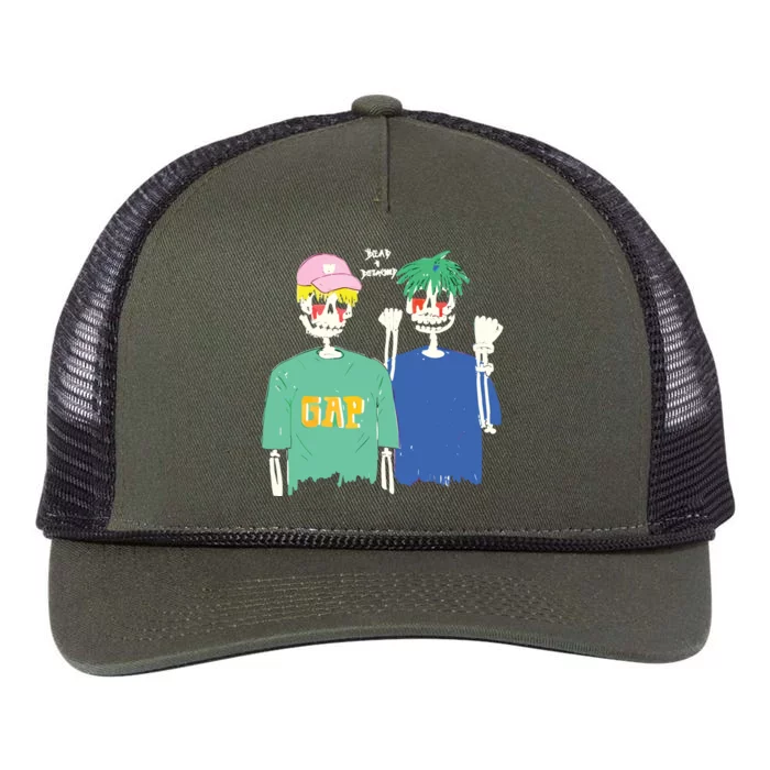 Dead And Detached Peep And Tracy Art Retro Rope Trucker Hat Cap