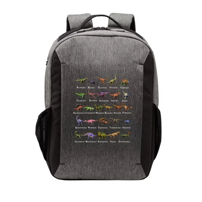 Dinosaur Alphabet Dino Pre Historic Animal Dinosaur Lover Gift Vector Backpack