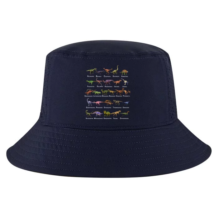 Dinosaur Alphabet Dino Pre Historic Animal Dinosaur Lover Gift Cool Comfort Performance Bucket Hat