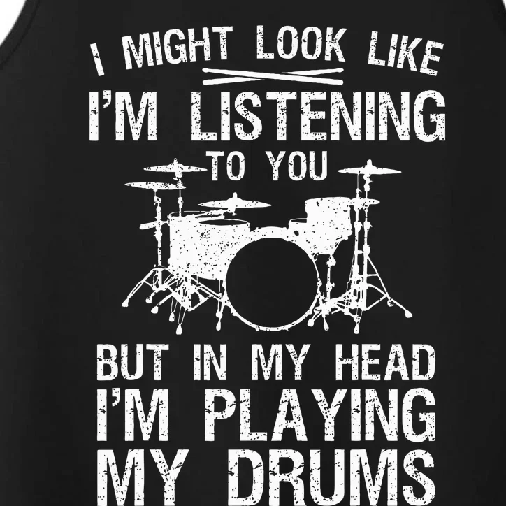 Drummer Art Drum Player Percussion Lover Performance Tank