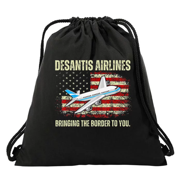 Desantis Airlines Drawstring Bag