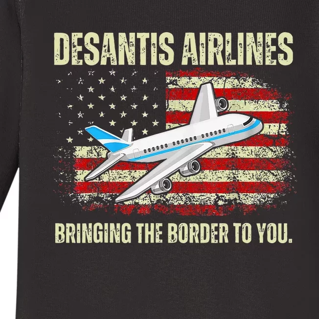 Desantis Airlines Baby Long Sleeve Bodysuit