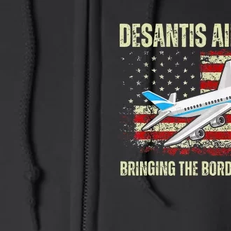 Desantis Airlines Full Zip Hoodie